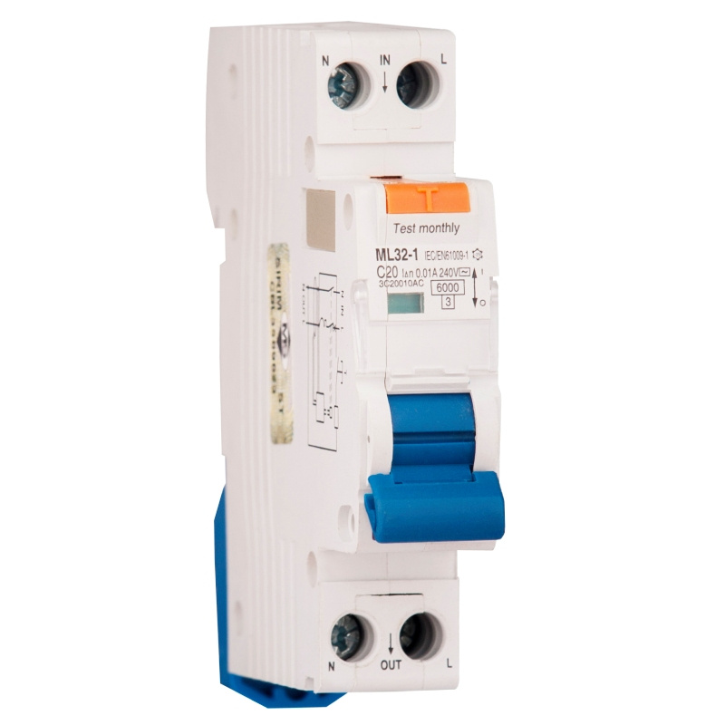 Residual Current - Operated Circuit Breaker With Intergral Overcurrent Protection (RCBO)